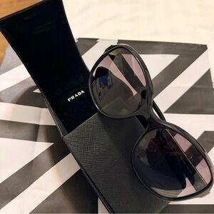 Prada Elegant Black Sunglasses